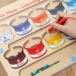 Magnetic Color and Number Maze - Image 3